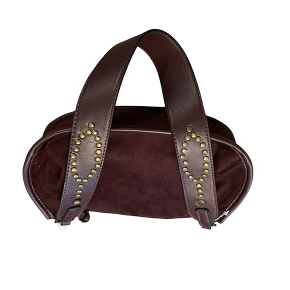 No Boundaries Buckled Detailed Berry Mini Bag - Picture 6 of 8